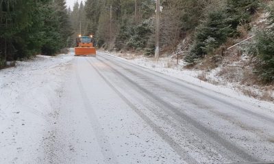 Cum se circulă pe drumurile din județul Cluj, după ninsoarea din weekend