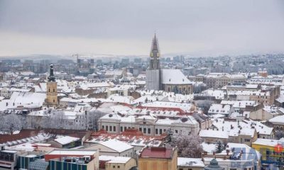 «Fotograful» Emil Boc a adus zăpada. Clujenii au reacționat: „Frumos Clujul, în centru... ”