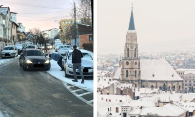 Primaria Cluj-Napoca amendata de politie pentru ca n-a inlaturat gheata de pe strazi - E fain la Cluj!