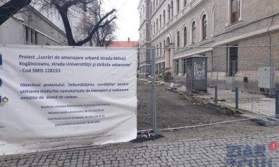Șantier în extindere pe Kogălniceanu și Universității: „Parțial, vom finaliza lucrările pe care le-am abordat deja. Continuăm la calupul de 10 străzi din zona centrală”