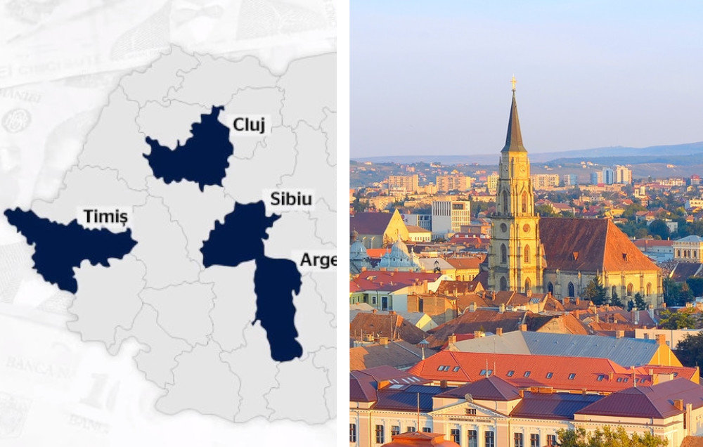 VIDEO. Clujul, Bucurestiul si inca 5 judete, genereaza 70% din businessul din Romania - E fain la Cluj!