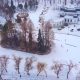 VIDEO DRONA. Iarna in Parcul central. Pe lacul Chios au aparut patinoarele naturale ca pe vremuri - E fain la Cluj!