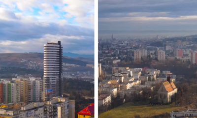 VIDEO DRONA. Zi faina cu soare deasupra orasului Cluj-Napoca - E fain la Cluj!