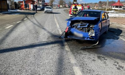 Accident grav în Cluj! Coliziune frontală, trei mașini implicate