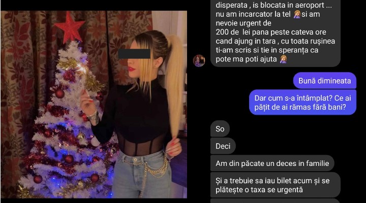 Clujean țepuit pe Facebook de o „fată serioasă”: ”Mi-a murit bunica, nu mă ajuți cu 200 de lei”