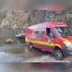 După ce au plonjat cu mașina în lacul Someșul Cald, corpurile a doi bărbați decedați au fost recuperate de scafandri