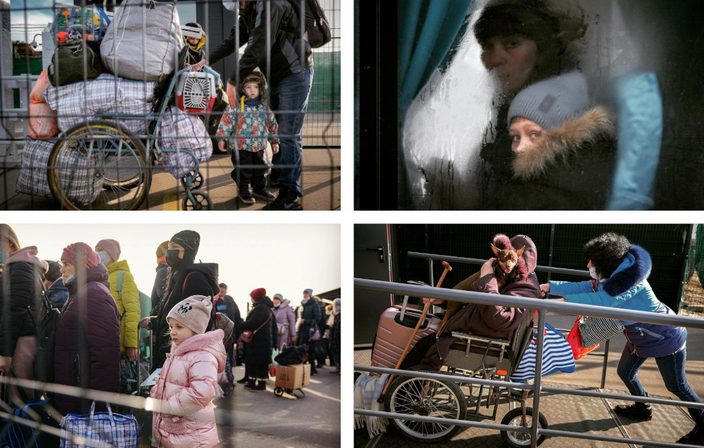 Imagini din Ucraina pline de tristete. Cati refugiati sunt asteptati in Romania in urmatoarea perioada - E fain la Cluj!