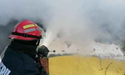 Incendiu la Cluj. O casă de vacanță s-a făcut scrum