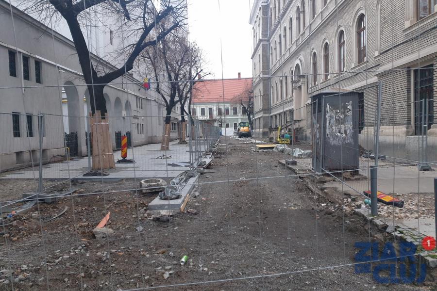 Pe șantierele Clujului «se lucrează intens», dar pământul este puțin «înghețat». Tarcea: Cu strada Kogălniceanu vom termina tot ce înseamnă partea centrală și pe urmă vom avansa și spre cartiere