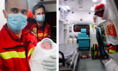 Poveste cu final fericit la Cluj. O femeie a nascut in ambulanta ajutata de paramedici - E fain la Cluj!