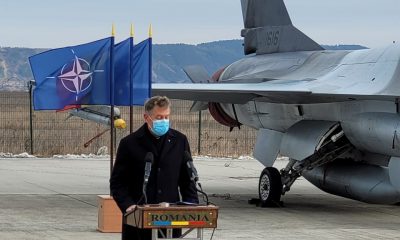 Președintele Klaus Iohannis a ajuns la Baza Aeriană de la Câmpia Turzii