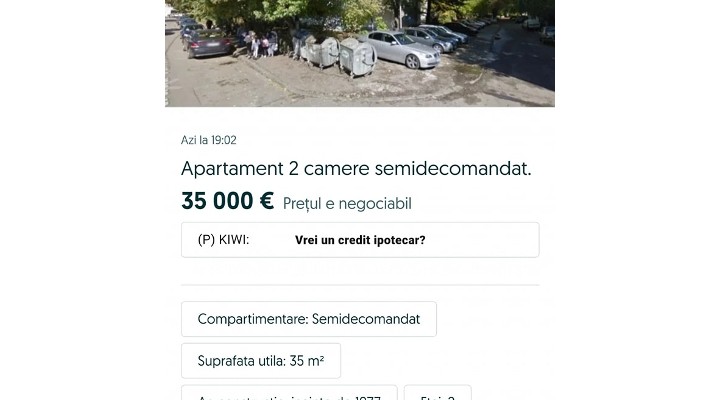Riposta Bucureștiului la garsoniera minune din Cluj. Apartament 2 camere...35 de metri pătrați!