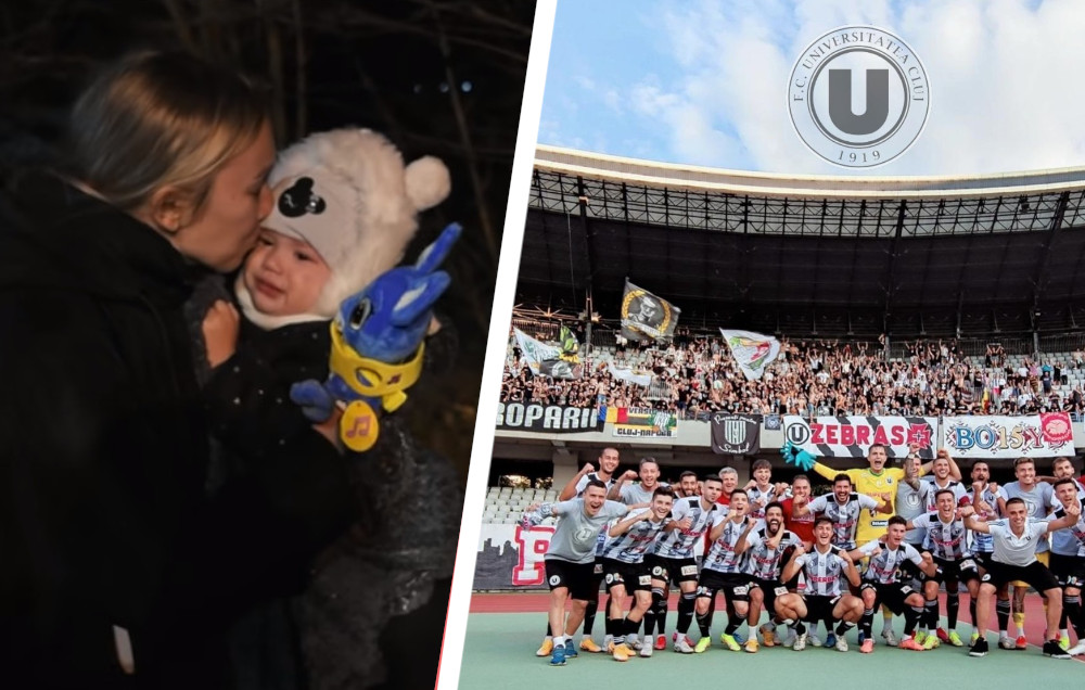 Suporterii lui U vor arunca cu jucarii de plus pe teren la meciul cu Chiajna, destinate copiilor refugiati - E fain la Cluj!
