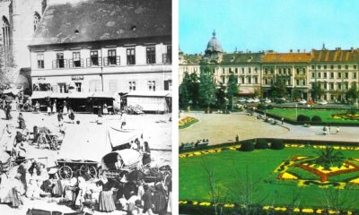 FOTO. Cum a aratat actuala Piata a Unirii incepand cu anul 1887 si pana azi - E fain la Cluj!