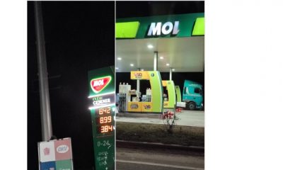 (Foto) MOL Cluj a scumpit benzina: 8,42 lei litrul la Florești