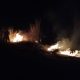 Incendiu de vegetație în Turda, în zona podului peste Arieș de pe DN 1