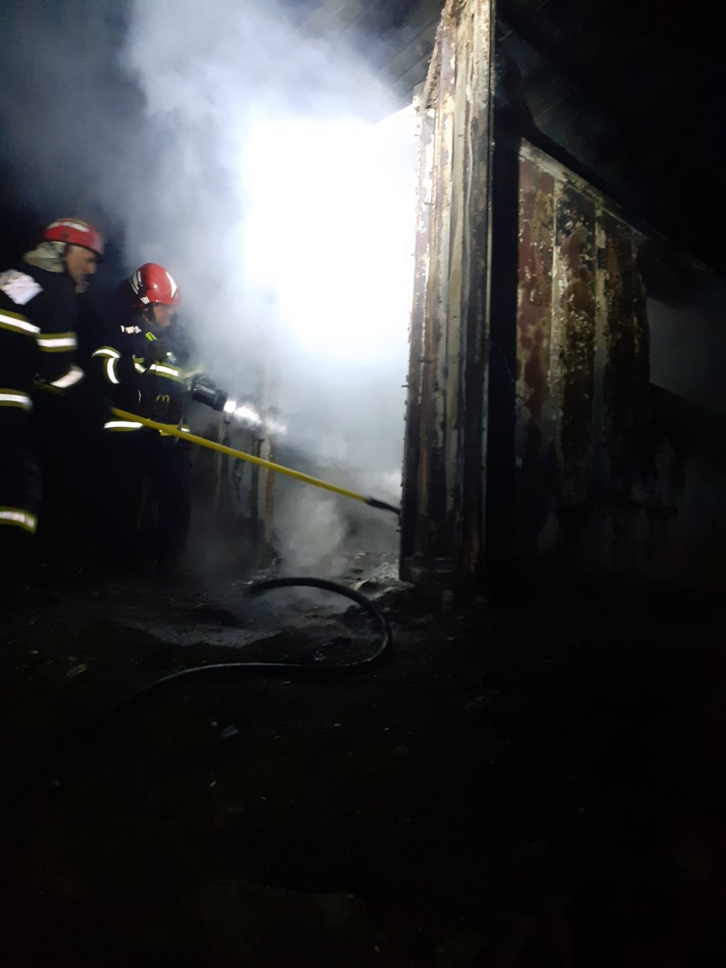 Bărbat carbonizat într-un incendiu noaptea trecută, în județul Cluj