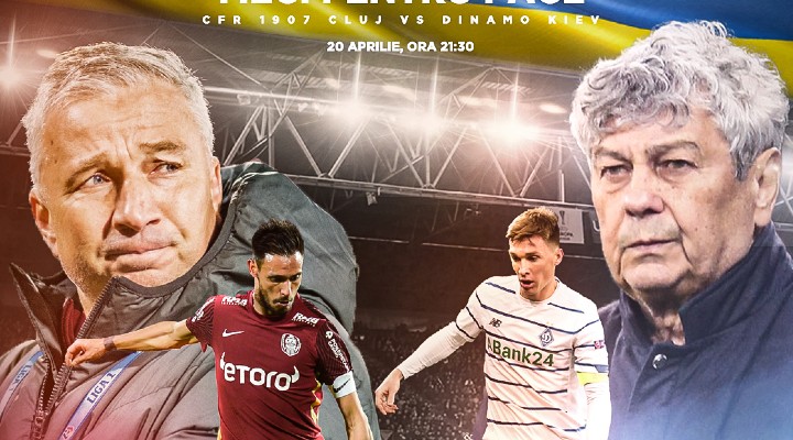 Mircea Lucescu vine în Gruia! Dinamo Kiev joacă un meci cu CFR