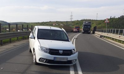 ACCIDENT la Cluj pe breteaua de urcare pe autostrada A3