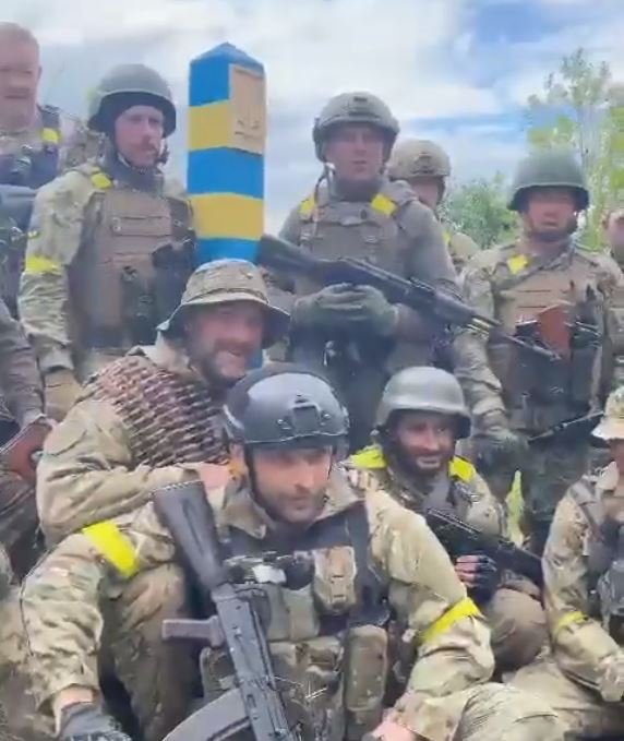 "Am reușit, domnule președinte!" Un batalion ucrainean îi transmite lui Zelenski că a ajuns la granița cu Rusia