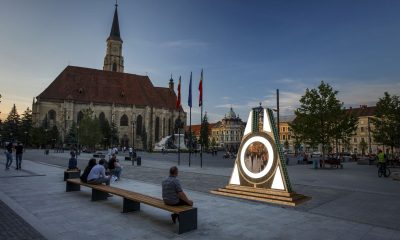 Cluj Napoca va fi conectat de 4 orașe din Europa și România printr-un portal digital amplasat în Piața Unirii