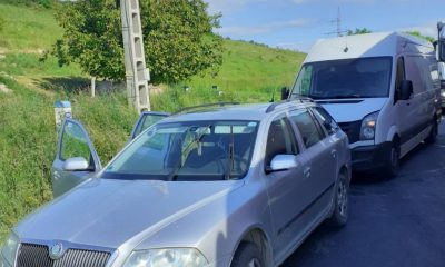 ACCIDENT în Cluj: Au fost implicate un autoturism și o autoutilitară