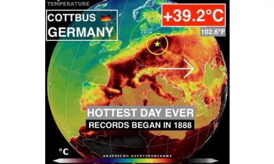 Căldură extremă în Germania, 39.2°C. Vremea la Cluj