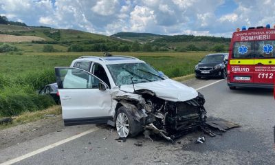 Cluj: Accident urât în localitatea Nădășelu / Trei mașini s-au ciocnit, iar doi bărbați au fost transportați la spital