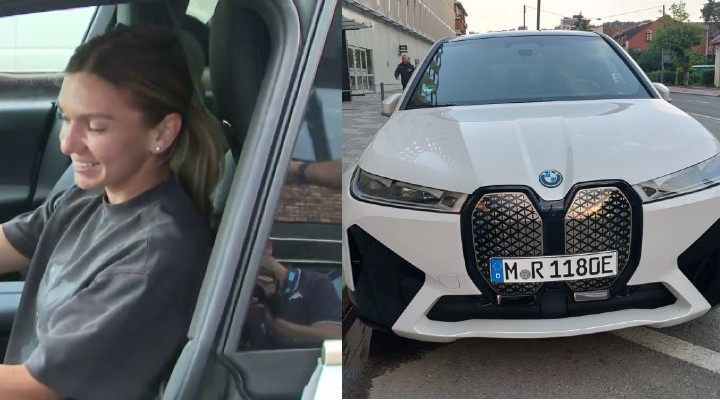 (Foto) Simona Halep a primit cel mai tare cadou la Cluj. Un BMW electric de 100.000 de euro
