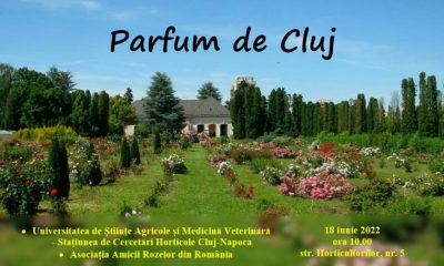 "Parfum de Cluj". USAMV îi invită pe clujeni să-i viziteze colecția de peste 300 de soiuri de trandafiri