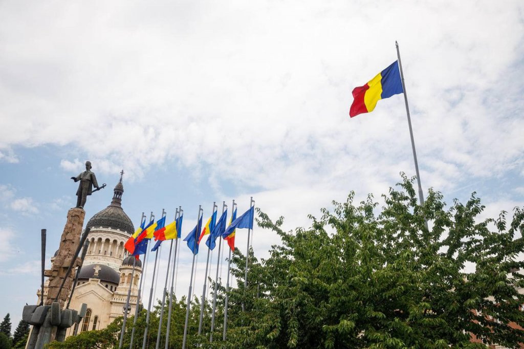 Ziua Drapelului Național sărbătorită la Cluj-Napoca