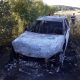 O mașină s-a făcut scrum pe un drum din Cluj. Oamenii au reușit să se salveze