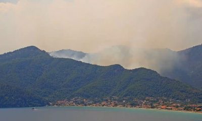 Incendiul din Thassos. MAE: Autorităţile elene au dispus evacuarea persoanelor din zonă