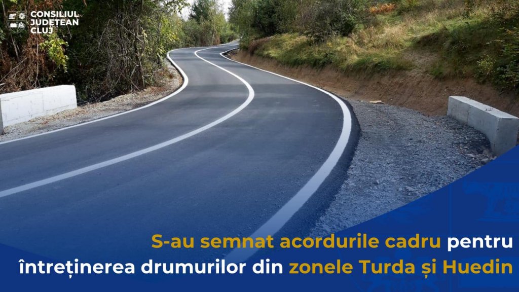 Se repară drumurile din Turda și Huedin