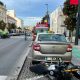 Accident cu motociclist în centrul Clujului, lângă Primărie