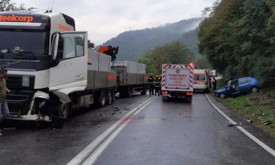 Accident la Cluj, o femeie la spital