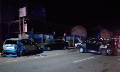 Video Cluj. 2 femei rănite, 4 mașini lovite, la Gherla