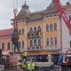 (Video) Scandal după ce statuia lui Avram Iancu din Turda a fost mutată din centrul orașului 1