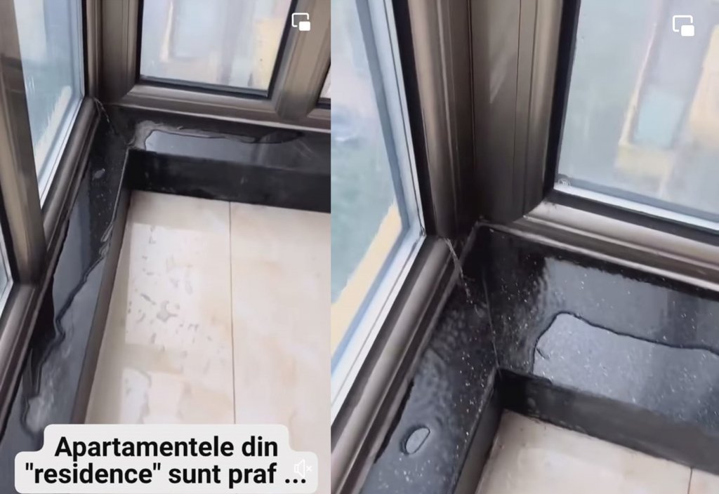 „Kilograme” de ploaie în apartamente noi din Cluj. Dezvoltatorii imobiliari, urecheați pentru calitatea proastă a locuințelor: „Cele din «residence» sunt praf”