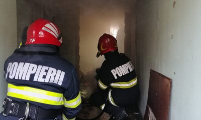 INCENDIU în centrul Clujului. A luat foc o casă pe Kogălniceanu