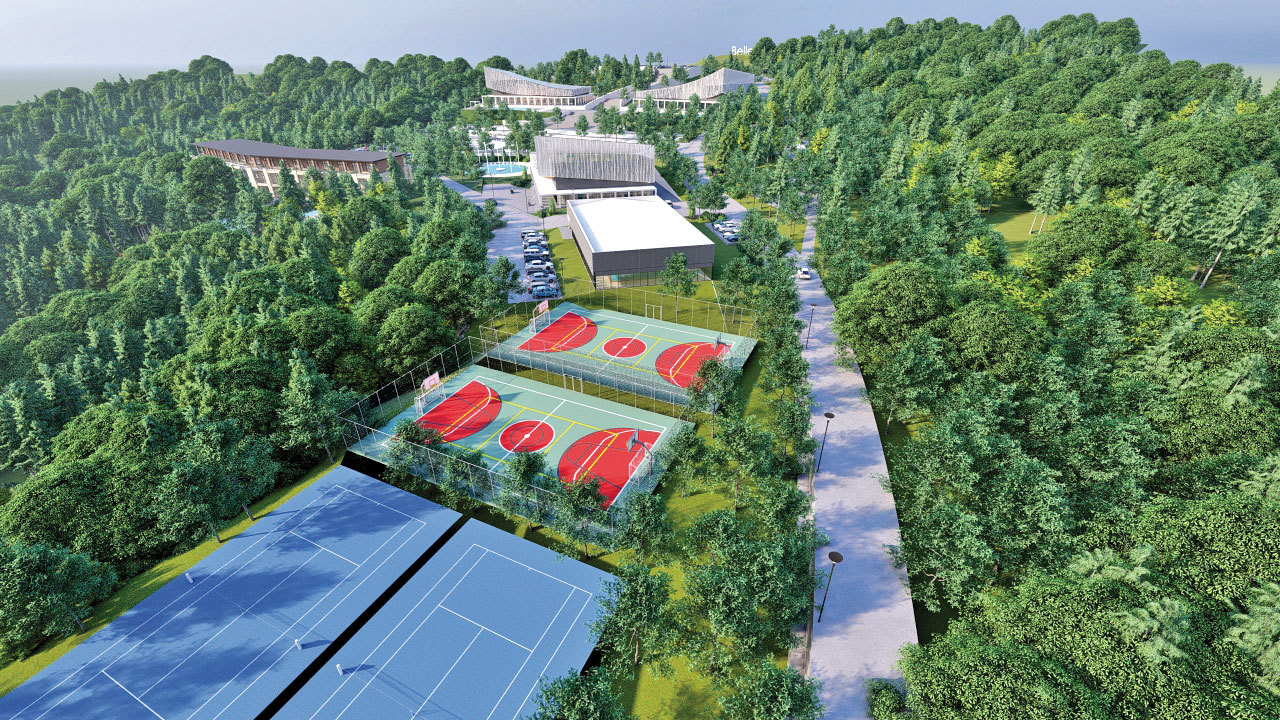 Proiect de 6 milioane de euro cu terenuri de sport și un hotel, lângă Cluj 1