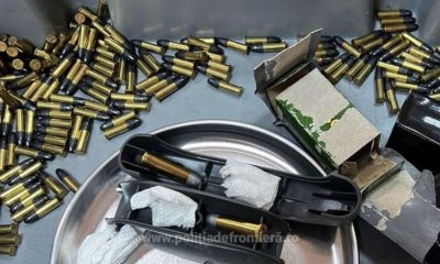 Aeroportul Cluj. Bagaj plin cu 150 de gloanțe descoperit de polițiștii de frontieră 1