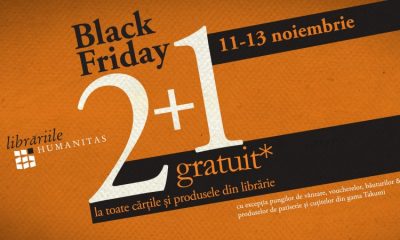 Black Friday în Librăria Humanitas Cluj! 2+1 la toate cărțile și produsele din librărie 1