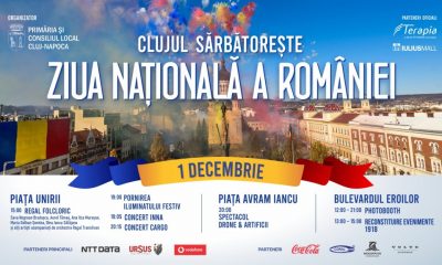 Clujul sărbătorește Ziua Națională a României. Programul zilei de 1 Decembrie 2022