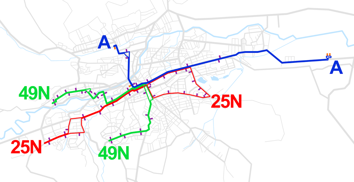 Cu numai 3 linii de noapte, Cluj-Napoca ar putea fi conectat 24 din 7 1