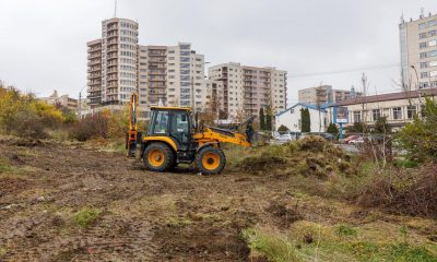 (Foto) Au început lucrările la un nou parc în Cluj Napoca