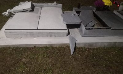 Morminte vandalizate în Cluj-Napoca în noaptea de Halloween