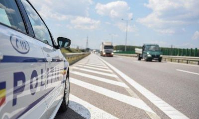Un șofer de 25 de ani a fost prins cu 270 km/h pe autostradă