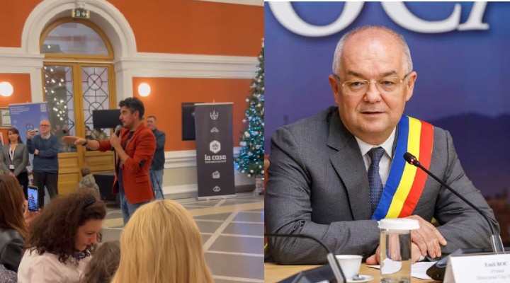 (Video) Primarul Clujului câștigat la licitație cu 9,000 lei. Emil Boc va da o cafea