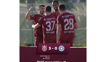 3-0. CFR Cluj a învins categoric echipa fotbaliștilor "șomeri" din Spania